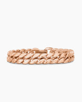 Curb Chain Bracelet in 18K Rose Gold, 11.5mm